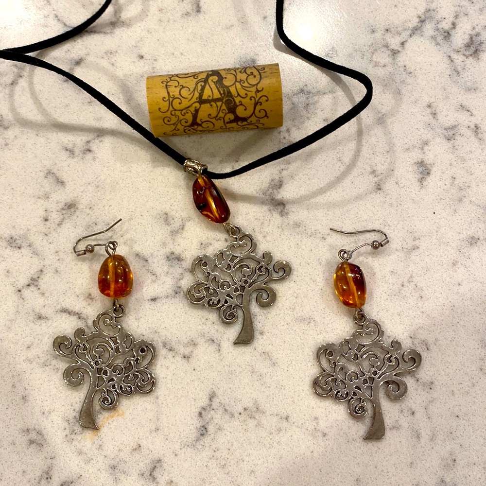 Tree of Life amber jewelry